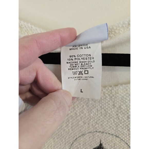 VTG D Morgan Maxi Dress S/S Cotton Blend Boucle "You do Not Walk Alone" SZ L GUC - Picture 6 of 8